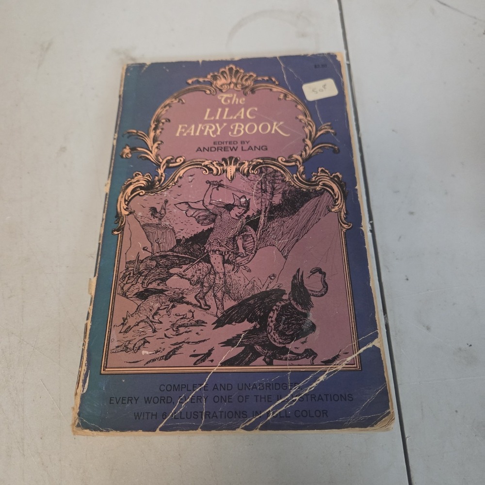 The Lilac Fairy Book Andrew Lang Dover Children's Classics Paperback 1968